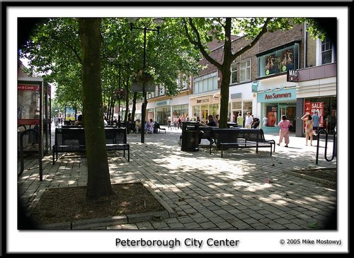 City Center. Peterborough, Cambridgeshire.