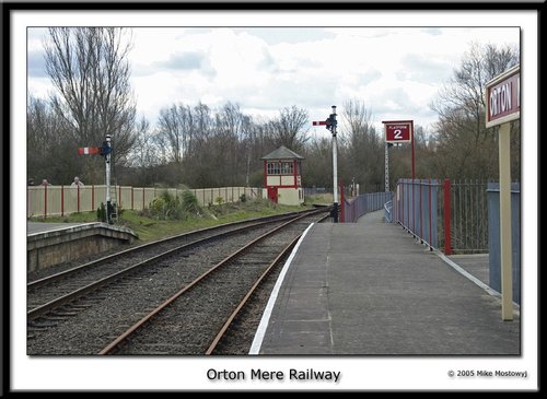Orton Mere Railway. Peterborough, Cambridgeshire.