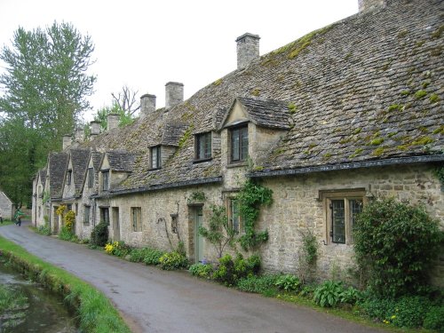 Bibury, Gloucestershire. In the Cotswolds..