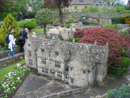 Model Village at Bourton-on-the-Water, Gloucestershire. The Cotswolds