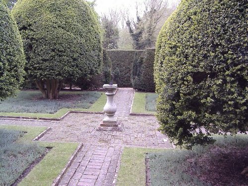 The Clergy House garden. Alfriston, East Sussex