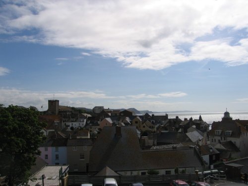 Lyme Regis, Dorset. View from The Royal Lion Hotel