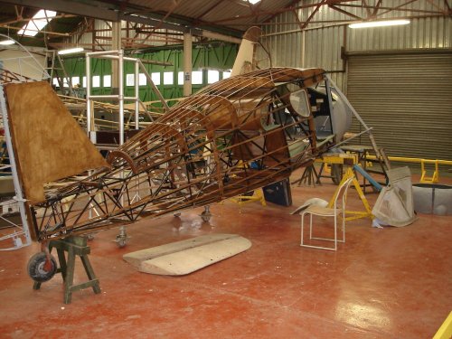 The Handley Page Hangar at Yorkshire Air Museum, Elvington, North Yorkshire.