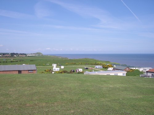 View over West Runton cliff tops