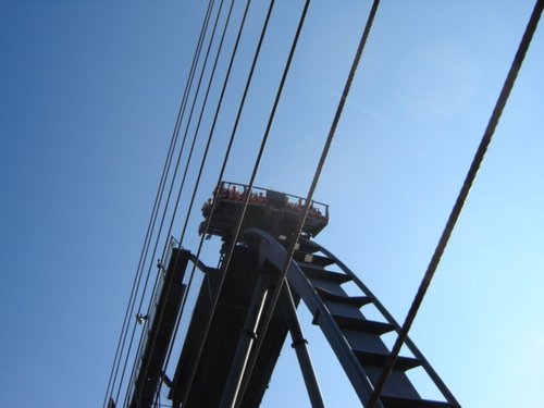 Oblivion from the bottom. Alton Towers Theme Park