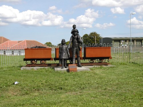 In memory of the miners of AYLESHAM Village, Kent. Who work the Snowdown mines