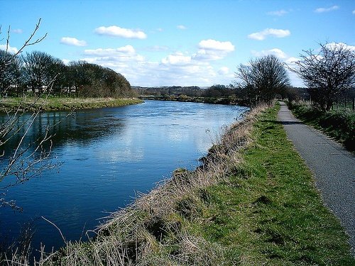 The river Ribble, Preston.