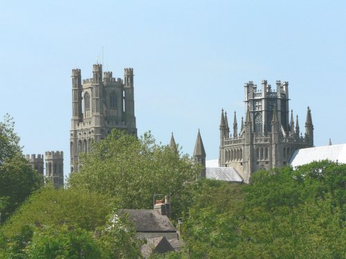 Ely Cathedral from the river Cam