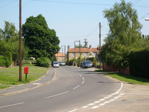 The Village of Owmby-by-Spital. Lincolnshire.
View down the Fen Road