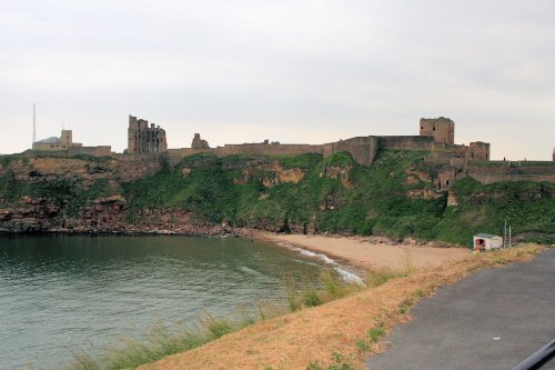 Tynemouth Priory as seen from above King Edwards Bay.