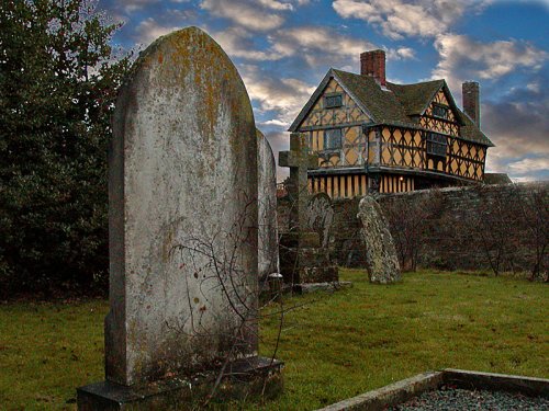 Stokesay Castle in Shropshire
