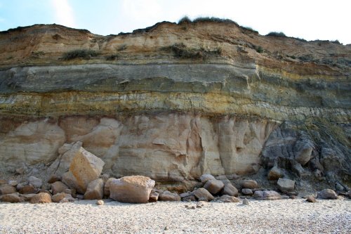 Rock layers, Hengistbury Head, Dorset