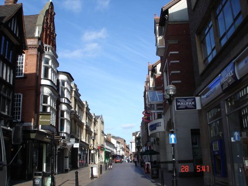 High Street in Ipswich Town Centre