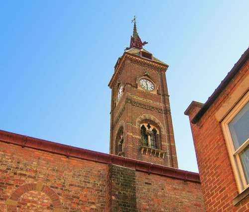 Church Clock tower in Louth, Lincolnshire
