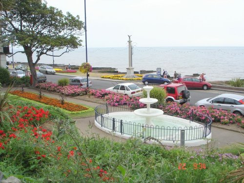 Felixstowe, Suffolk. Beautiful Fountain at beach..