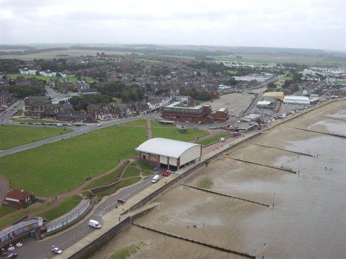 Hunstanton, Norfolk. From the air Aug 2004