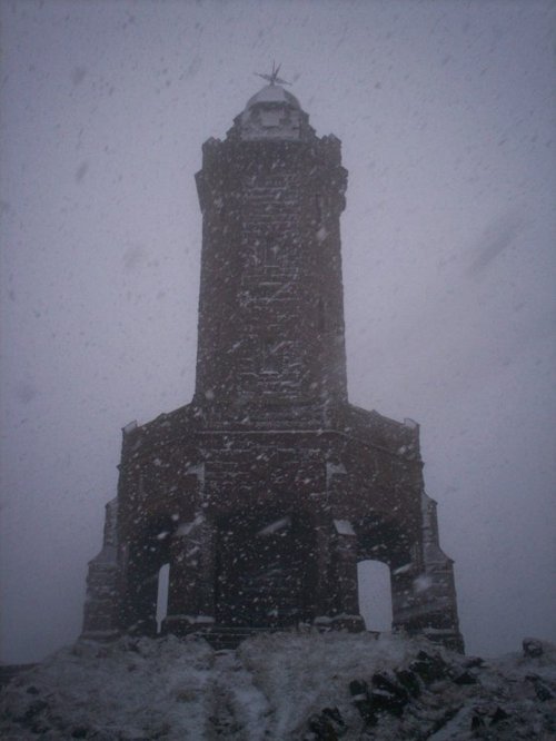 Darwen tower on a winters day. Darwen, Lancashire