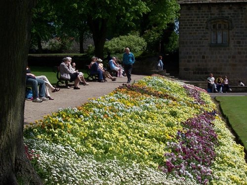 Knaresborough Blooming in June. Knaresborough, North Yorkshire