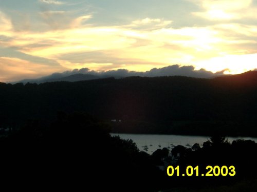 Sunset over Lake Windermere, Cumbria