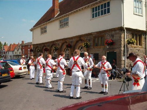 Morris Dancers in Alcester, Warwickshire