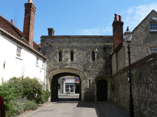 Canon Gate leads to South Street, Chichester