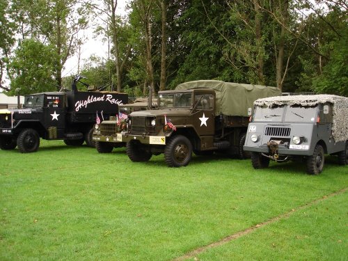 A WW2 Event,(Yank's Event), at Uppermill Village, Greater Manchester
