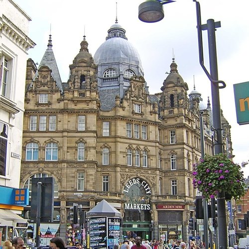 Leeds City Centre Market Hall.