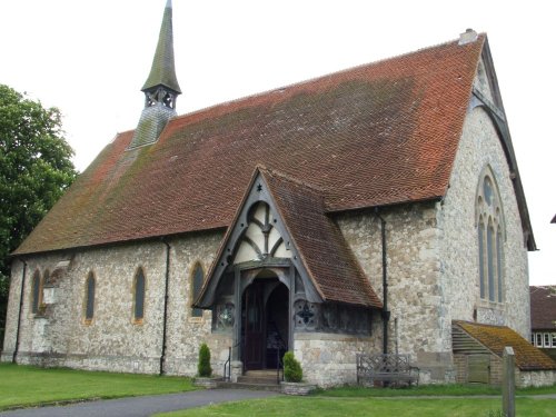 St. Paul's Church in Tongham, Surrey, dating from 1864.
