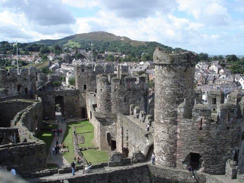 Conwy Castle. Conwy, North Wales.