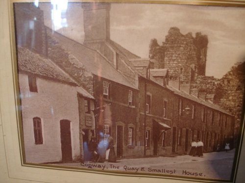 The smallest house in Great Britain, Conwy, North Wales.