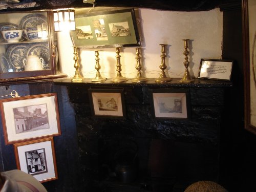 The smallest house in Great Britain, Conwy, North Wales.