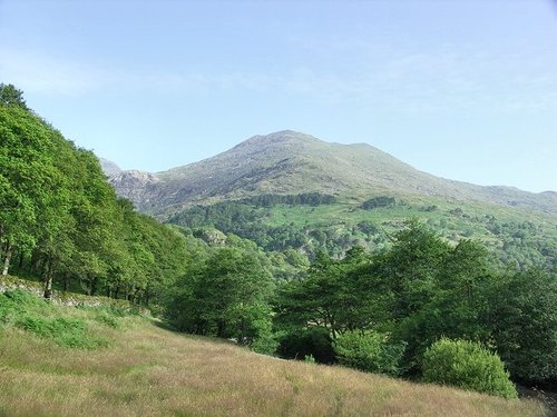 Lliwedd, seen from Bethania, Snowdonia