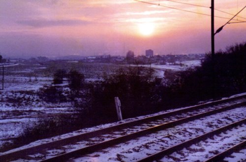 Between Dagenham East and Elm Park, Essex in the 1970s.