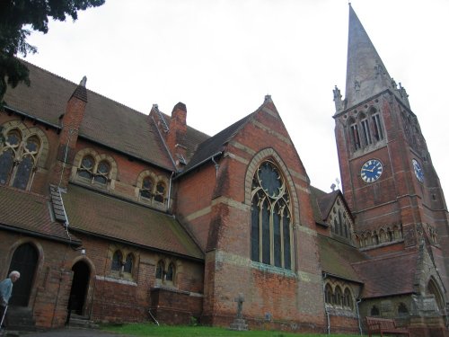The church of Saint Michael and All Angels, in Lyndhurst, Hampshire
