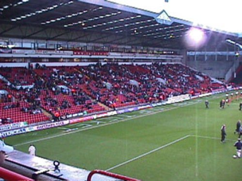 Bramall lane, Sheffield. The familly enclosure stand now called the capital one stand