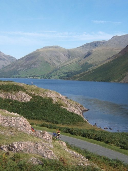 Wastwater, looking to the Scafell and Scafell Pike.