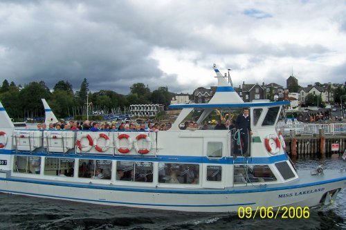 Very enjoyable boat ride, great scenery, on Lake Windermere, in the Lake district.
