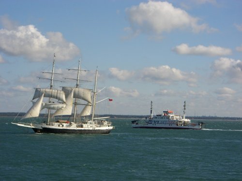 Sailing on the Solent on 7 September 2006
