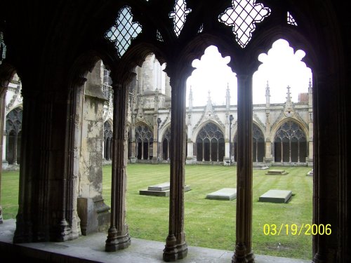 On the grounds of Canterbury Cathedral