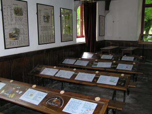 School room in Tyneham, Dorset