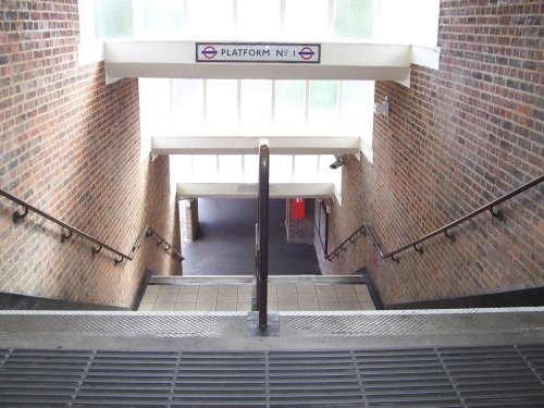 Stairway to Westbound Platform