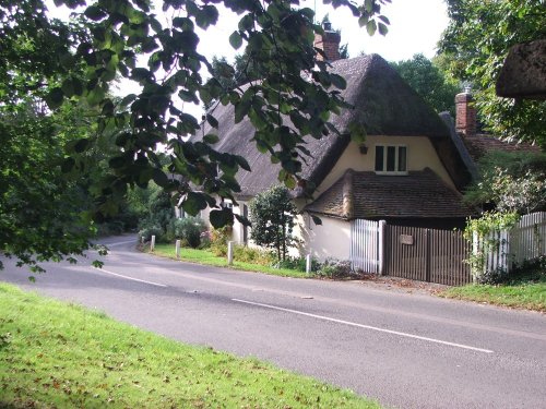 View of Brent Pelham village, Hertfordshire