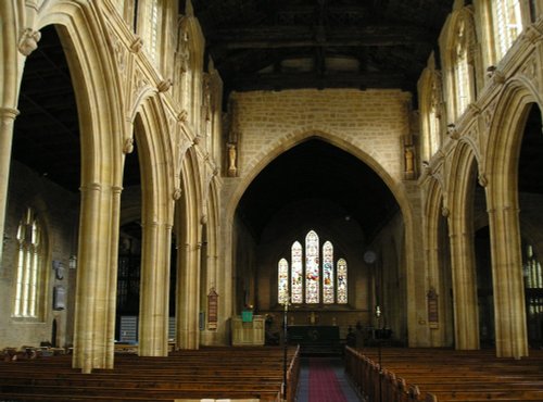 Martock church interior