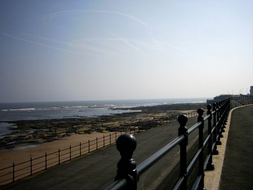 The promenade as viewed from Marine Drive in old Hartlepool, County Durham.