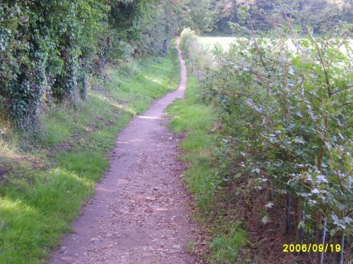 Part of the Norfolk Coastal footpath in East Runton, North Norfolk