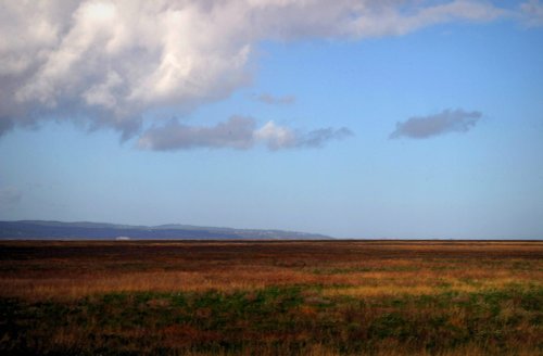 View from Parkgate Quay towards North Wales across the River Dee.