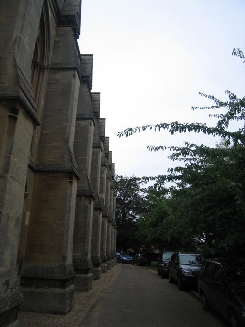 Buckingham. Side of the church