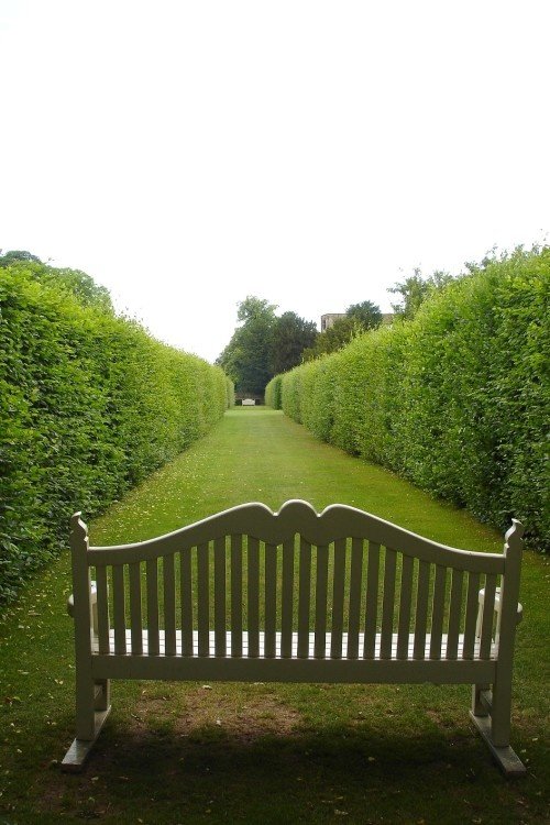 In the large garden at Hardwick Hall, Derbyshire