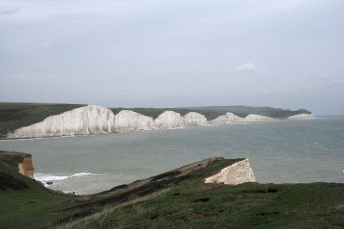 The Seven sisters from the Cuckmere Haven end of Seaford Head, East Sussex