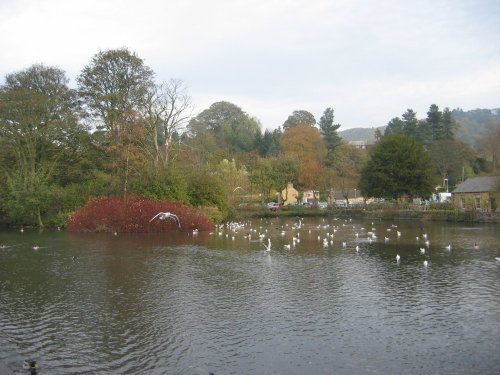 River Wye in Bakwell, Derbyshire. In November